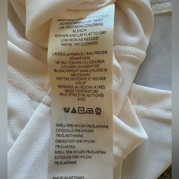 NWT Anthropologie Pilcro Elegant White Cream Ruffled Women's Top Size M Medium - Picture 10 of 12